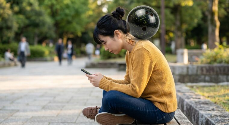 10月23日　　【衝撃！】スマホを見るその姿勢、首にボウリングの球が乗っているのと同じです